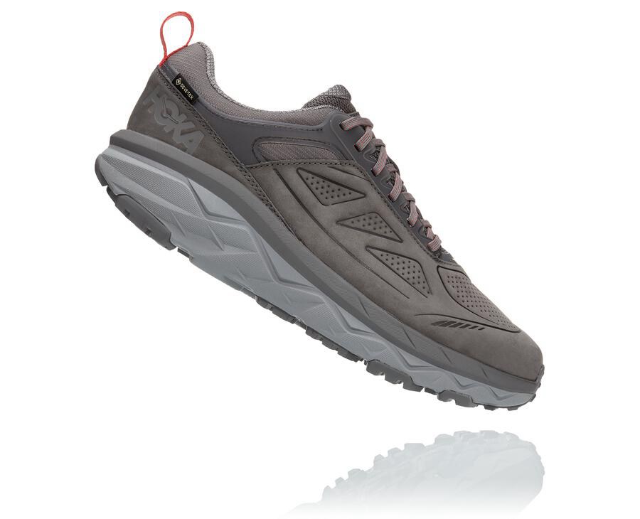 Hoka One One Spor Ayakkabı Erkek Gri - Challenger Kısa Gore-Tex - TN5162709